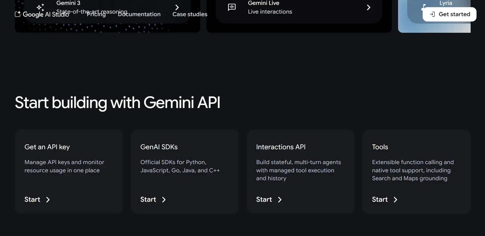 Get API key