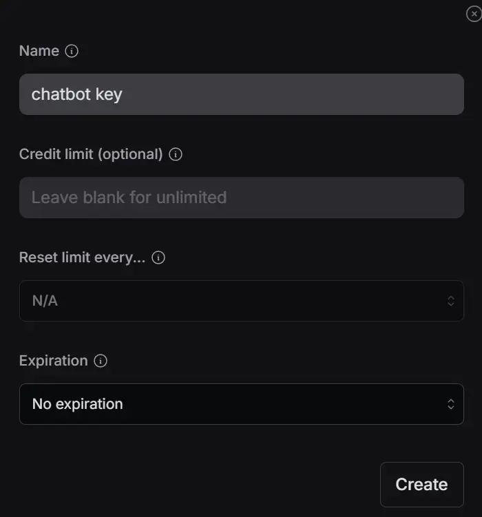 nama api openrouter