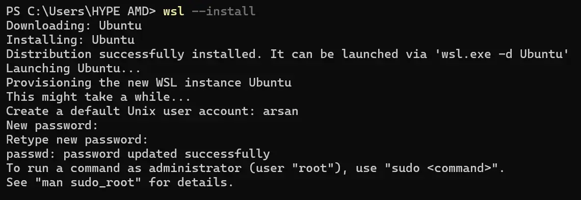 Download WSL