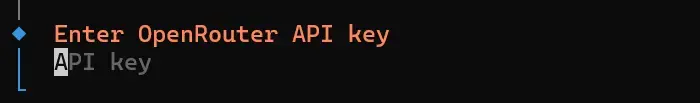 Set up API Key di openclaw