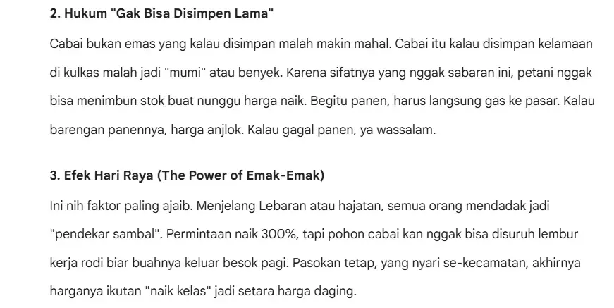 Contoh Hasil Prompt Spesifik